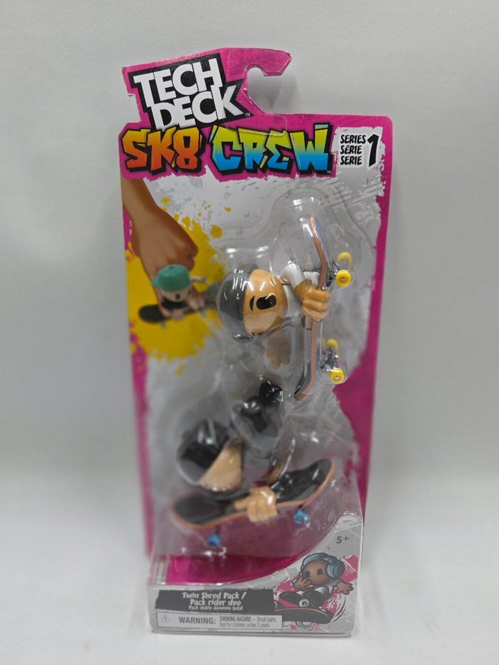 Tech Deck Sk8 Crew Twin Shred Pack Rider Duo Series 1